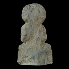 Bodhisattva aur�ol� assis sur un tr�ne